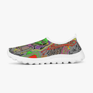 Portals are real: Women's Slip-On Mesh Running Shoes