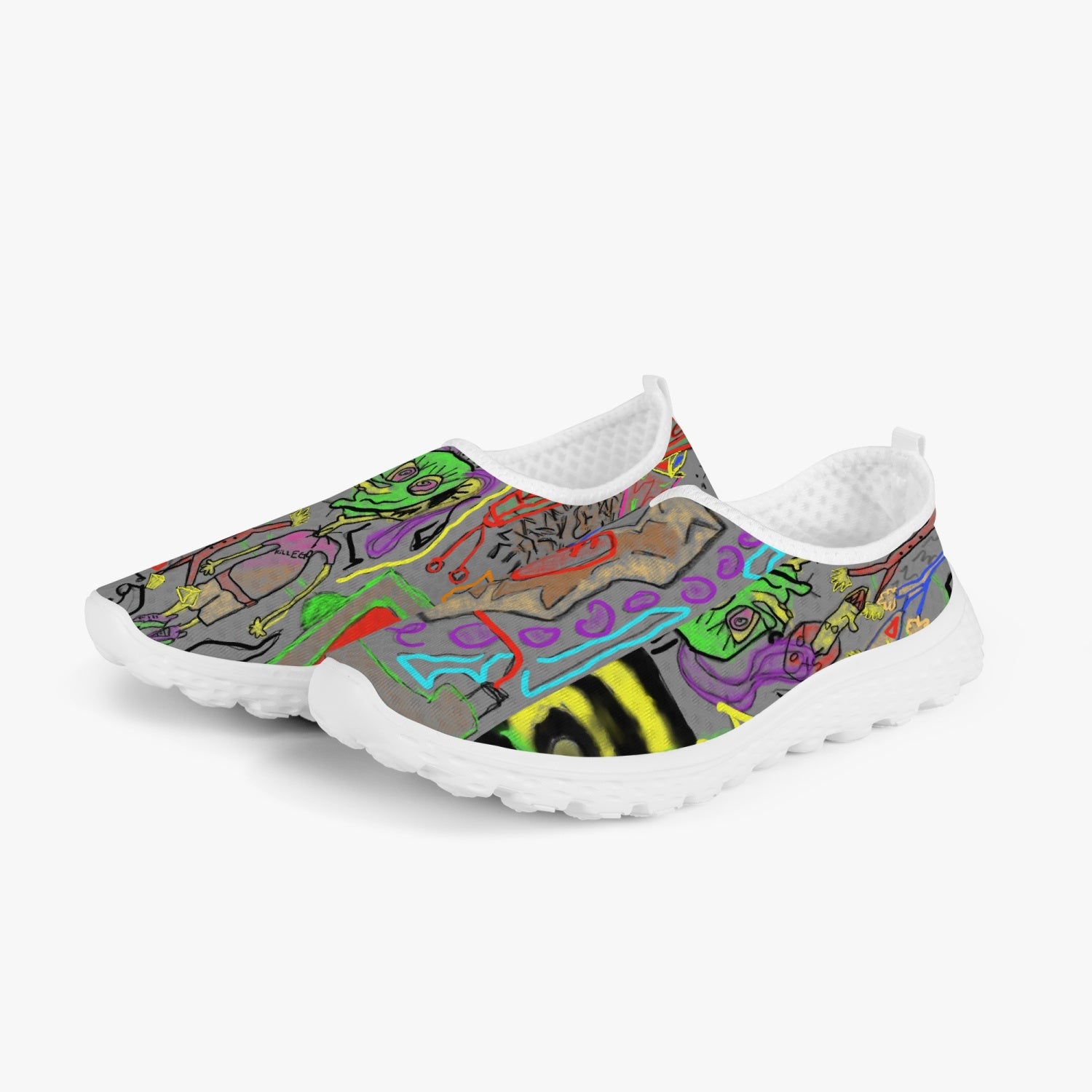 Portals are real: Women's Slip-On Mesh Running Shoes