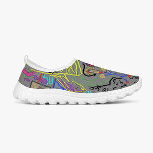 Portals are real: Women's Slip-On Mesh Running Shoes